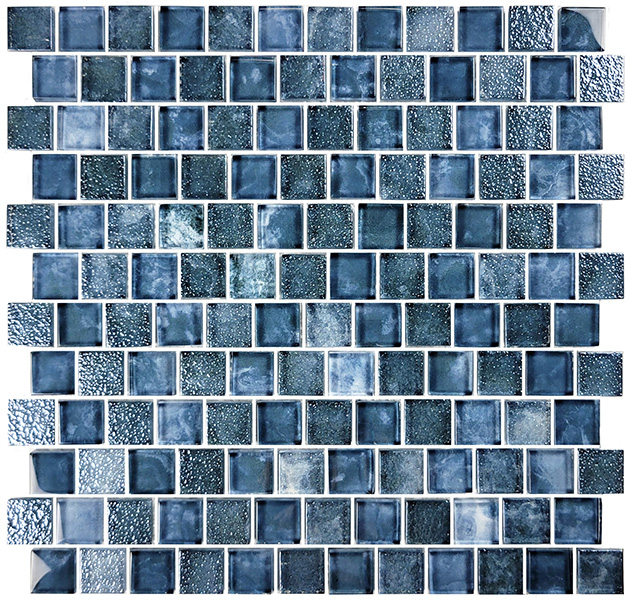 1 x 1 Glass Mosaic Sheet Tile